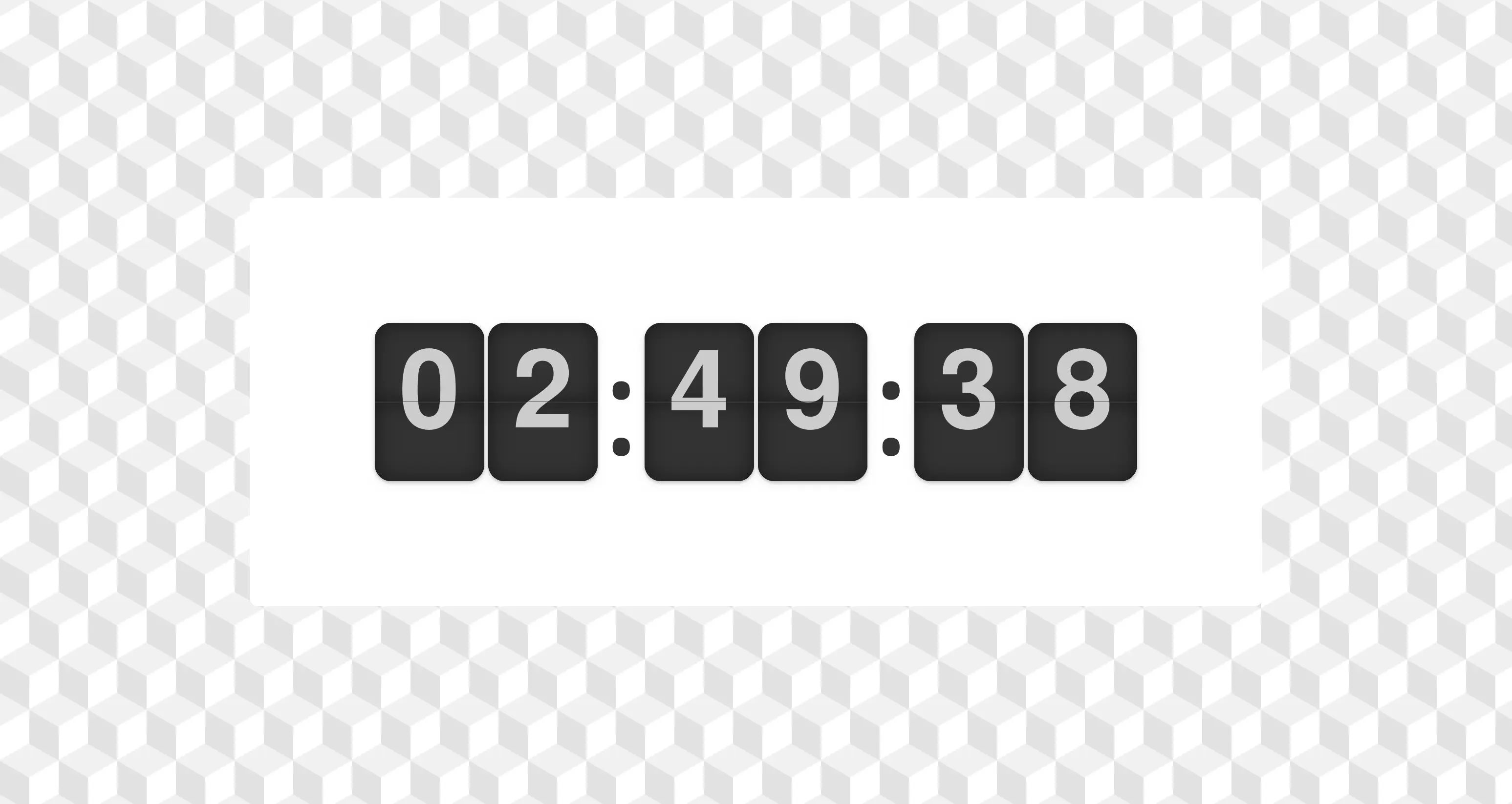 clock slideshow page screenshot