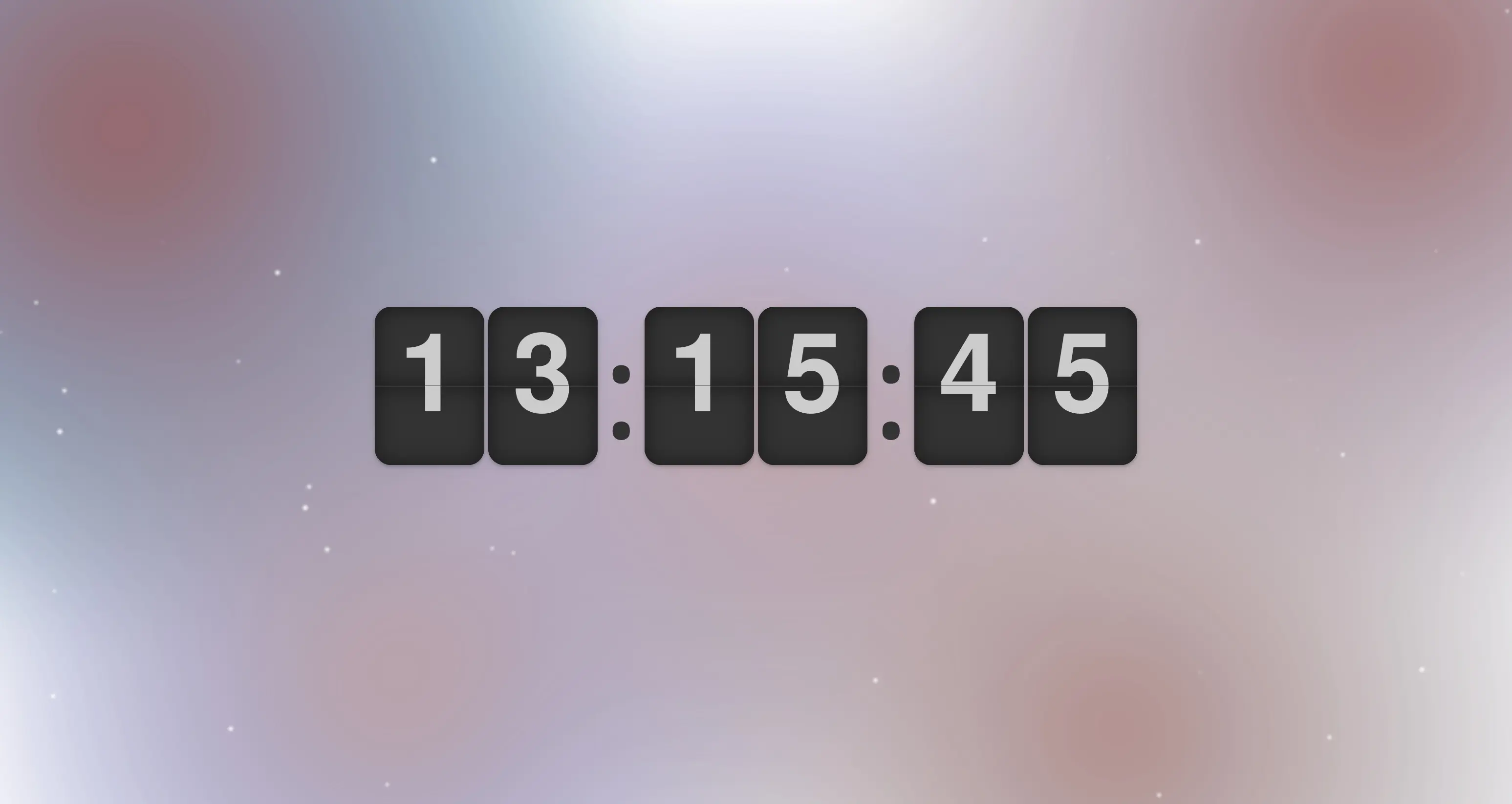 clock slideshow page screenshot