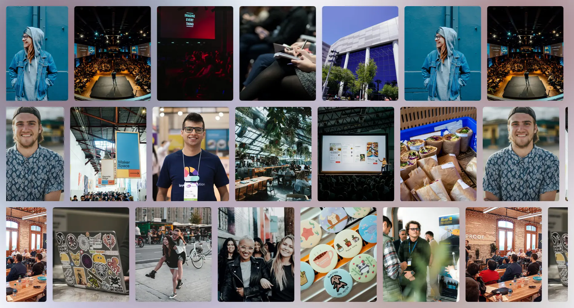 Photos wall screenshot