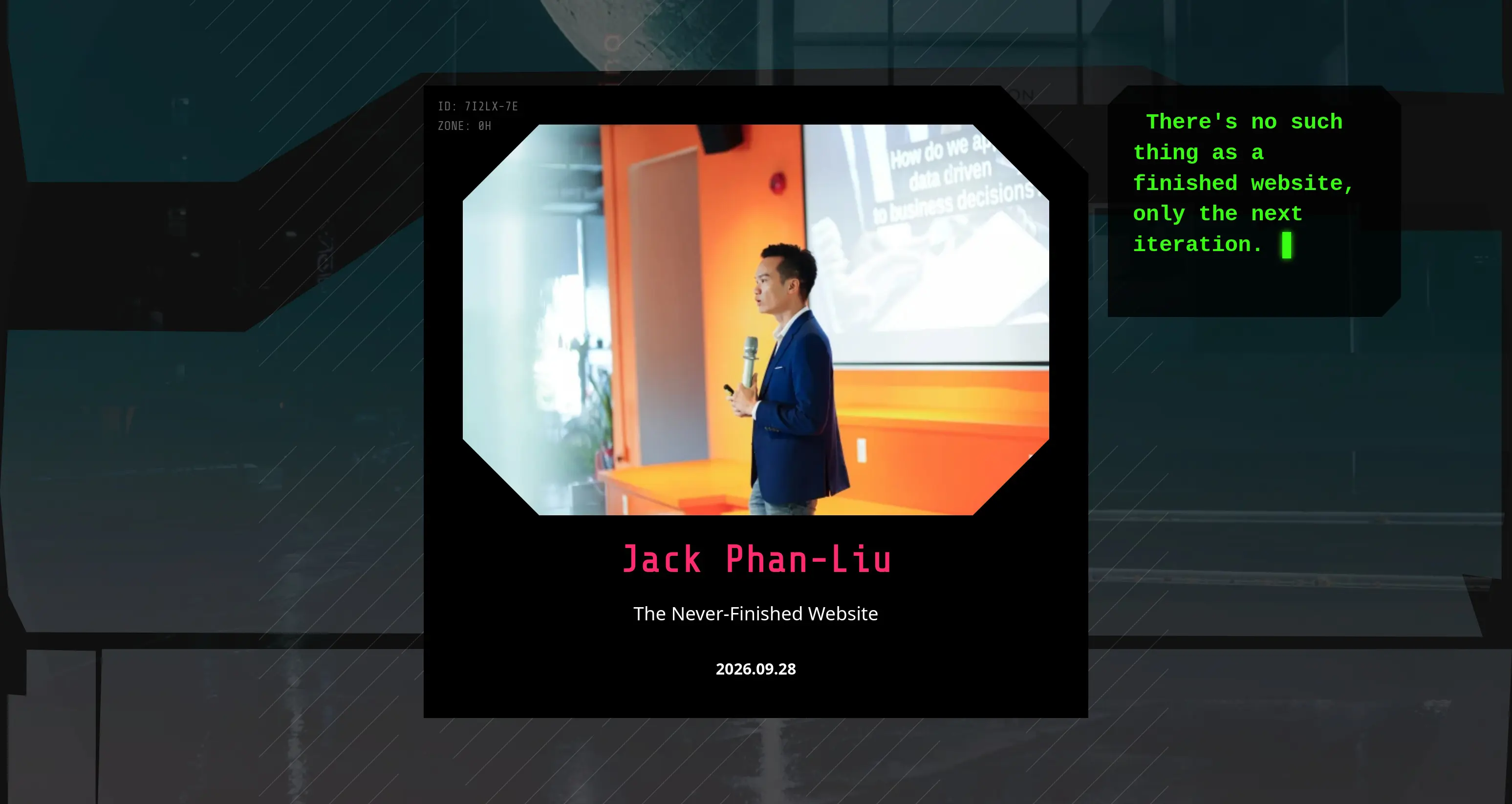 Quote slideshow page screenshot
