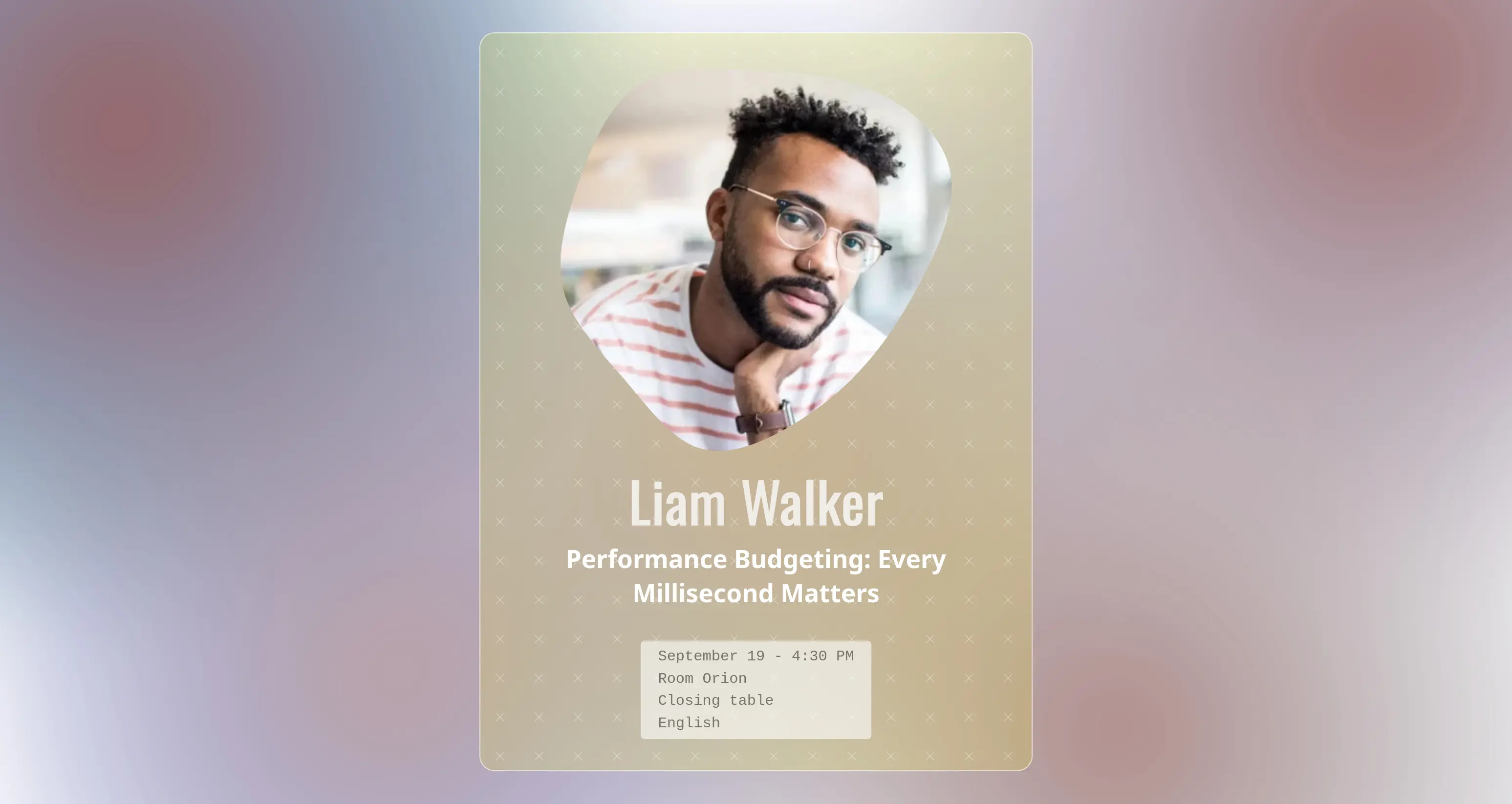 Speakers slideshow screenshot